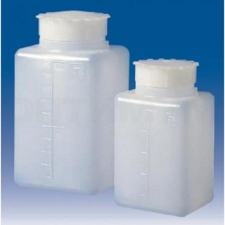 Бутыль квадратная, 2000 мл, ПЭВП, 103х137х220 мм, градуированная, Lamaplast - В наличии