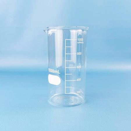 Стакан лабораторный высокий 5drops В-1-1000, 1000 мл, стекло Boro 3.3, градуированный - В наличии