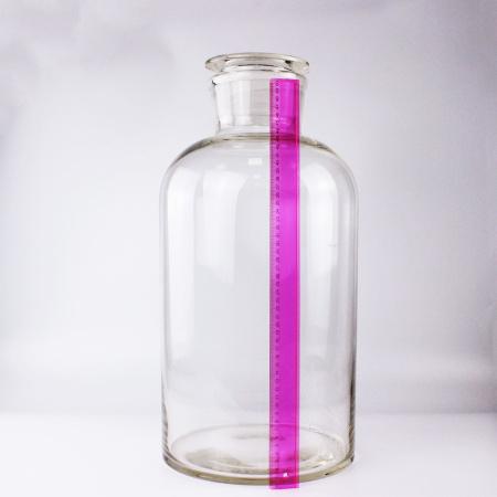 Склянка (штанглас) 5drops, 20000 мл, светлое стекло, с притёртой пробкой, широкое горло