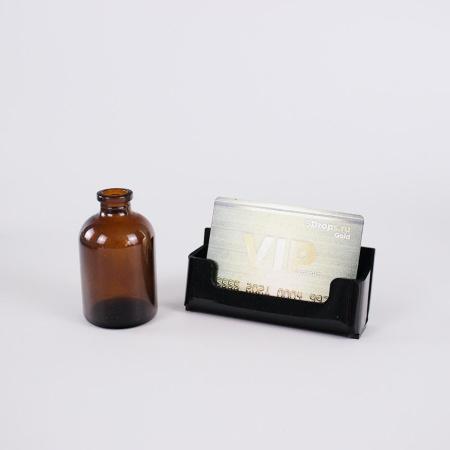 Флакон 50 мл инъекционный, тёмное литое стекло, 81 шт/упак, G20, гладкое горло, без пробки