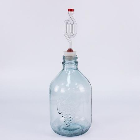 Стеклянная Бутыль Виноград, 5 л