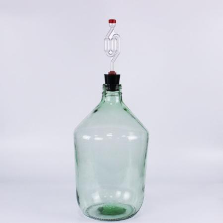 Стеклянная бутыль СССР, 15л Зеленая