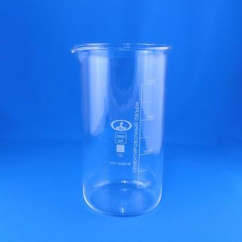 Стакан лабораторный высокий В-1-2000, 2000 мл, градуированный Стакан лабораторный высокий В-1-2000, 2000 мл, градуированный
