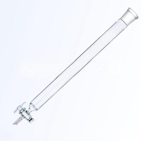 Хроматографическая колонка, 457х46 мм, с PTFE краном, с фильтром ПОР 100, шлиф 29/32, 1 шт - В наличии