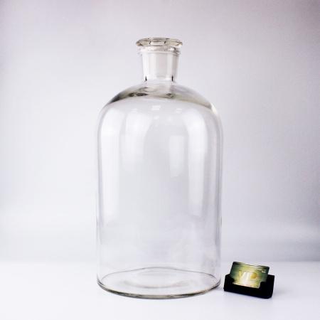 Склянка (штанглас) 5drops, 20000 мл, светлое стекло, с притёртой пробкой, узкое горло