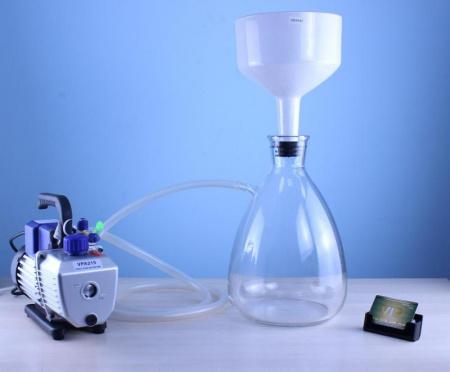 Вакуумная установка для фильтрования "Струя-1" насос VPA 215, Воронка 180мм, Колба 5л