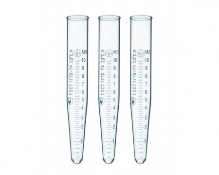 Пробирки конические центрифужные градуированные П-1-10-0,1 (ПЦГ), ТС, упаковка 100 шт - Под заказ
