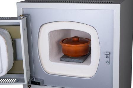 Муфельная печь 50 л, +200/+1300 °C, с многоступенчатым микропроцессорным терморегулятором и вытяжкой