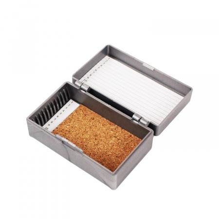 Штатив-бокс для хранения предметных стекол,полистирол на 25 шт