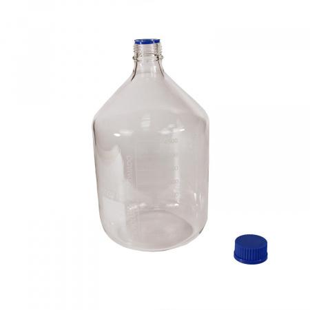 Банка для реактивов, 5000 мл, светлое стекло, градуированная