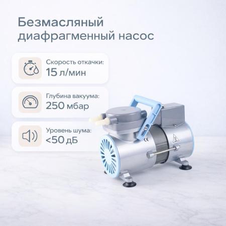 Вакуумный диафрагменный (мембранный) насос "SUPERPUMP- GM-0,20" - В наличии