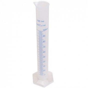 Цилиндр мерный, 250 мл, полипропилен, синяя шкала