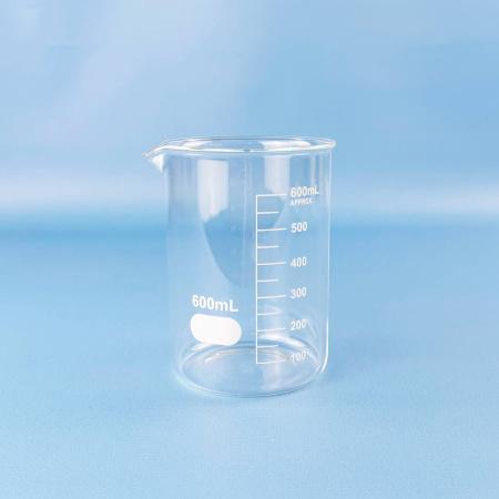 Стакан лабораторный низкий 5drops Н-1-600, 600 мл, стекло Boro 3.3, градуированный - В наличии