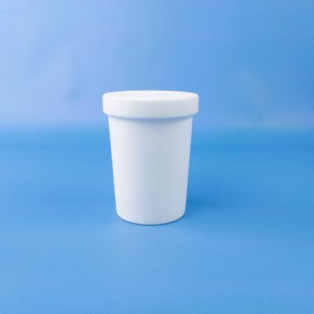 Стакан лабораторный, 250 мл, фторопласт,  с винтовой крышкой