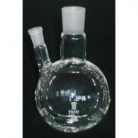 Колба круглодонная двугорлая КГУ-2-1-4000, 4000 мл, шлифы 29/32-14/23