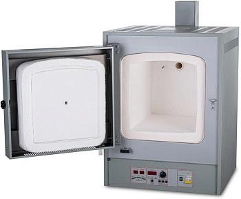 Муфельная печь 50 л, +200/+1300 °C, с многоступенчатым микропроцессорным терморегулятором и вытяжкой Муфельная печь 50 л, +200/+1300 °C, с многоступенчатым микропроцессорным терморегулятором и вытяжкой