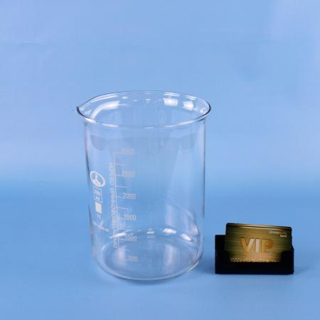 Стакан лабораторный низкий Н-1-3000, 3000 мл, градуированный