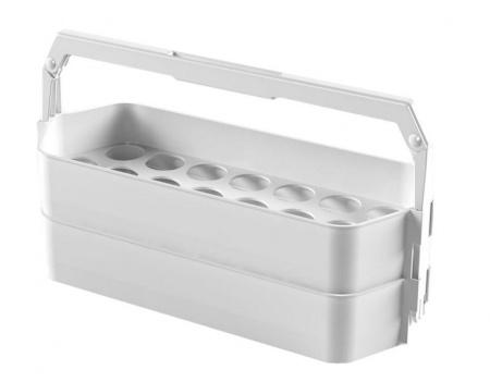 Штатив переносной, под контейнеры для анализов, 44 места, полимерный - В наличии