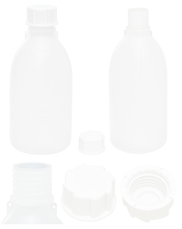 Бутылка, 1000 мл, ПП, узкое горло, градуированная, Kartell Бутылка, 1000 мл, ПП, узкое горло, градуированная, Kartell - В наличии