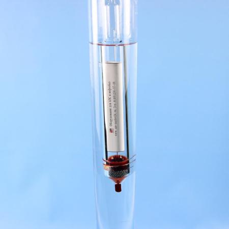 Цилиндр для ареометров, 900 мл, без делений, с пластиковым основанием