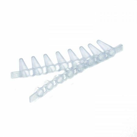 Пробирка микроцентрифужная (Эппендорфа) 0,2 мл, п/п, без ДНКаз и РНКаз, в стрипах по 8 шт., стерил., JBF, 1000 шт/упак - В наличии