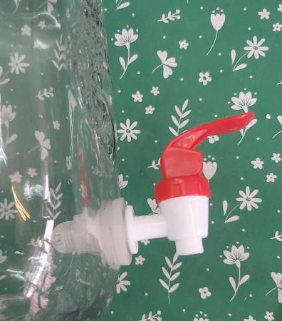 УЦЕНКА Лимонадница "Фрукты" 3,5 литра, с подставкой