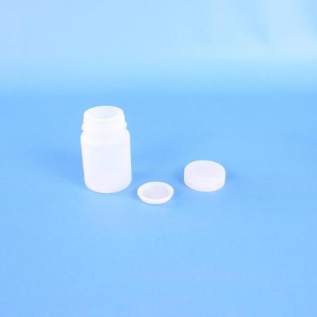 Банка из полиэтилена (ПЭ) 60 мл, с винтовой крышкой и прокладкой