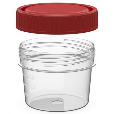Контейнер с завинчивающейся крышкой, 30 мл, упаковка 500 шт - Под заказ