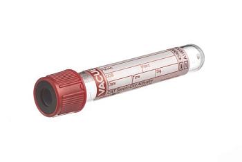 Пробирки с активатором свертывания, 6 мл, 13х100 мм, пластик, для исследования сыворотки, 50 шт/упак, VACUETTE Пробирки с активатором свертывания, 6 мл, 13х100 мм, пластик, для исследования сыворотки, 50 шт/упак, VACUETTE