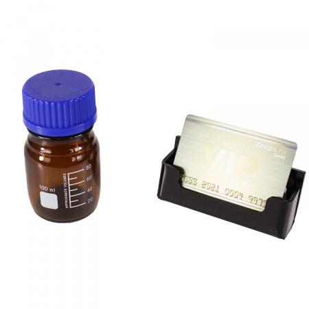 Банка для реактивов, 100 мл, темное стекло, градуированная Банка для реактивов, 100 мл, темное стекло, градуированная