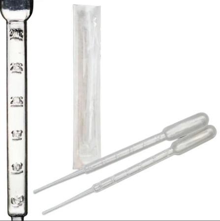 Пипетка для переноса жидкости (Пастера), 3,5 мл, стерильная, индив. упак.,100 шт/упак - В наличии