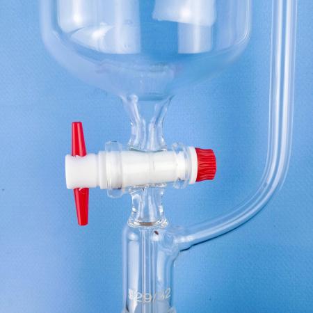 Воронка капельная цилиндрическая 5drops ВД-2-2000, 2000 мл, с компенсатором давления, шлиф 29/32