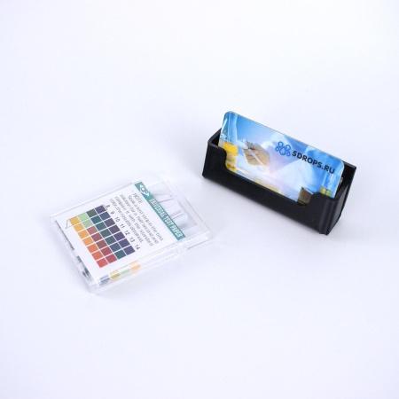 Индикаторная бумага (лакмусовая), pH 0-14, универсальная, четырёхцветная, 100 полосок в книжке, CH, 1 шт