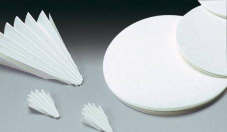 Фильтры зольные "Черная лента", диаметр 90 мм, 100 шт/упак