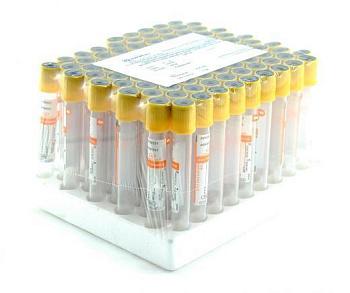 Пробирки вакуумные без наполнителя 10 мл, 16х100 мм, пластик, для исследования мочи, 100 шт/упак, M.Med