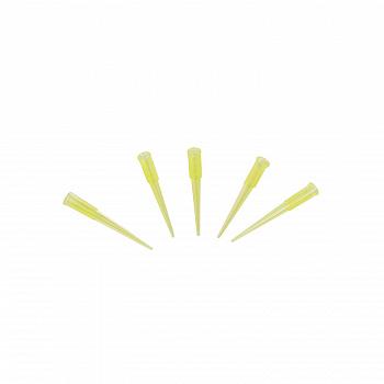 Наконечники универсальные для дозаторов 10-200 мкл, тип Gilson, жёлтые, с фаской, 1000 шт/упак