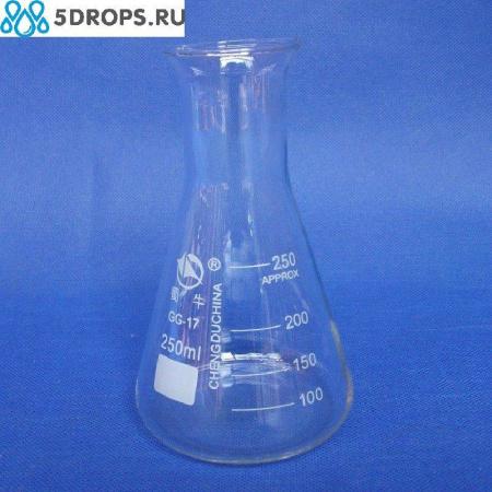 Колба коническая (Эрленмейера) КН-2-100-18, 100 мл, горло 18 мм, без шлифа