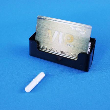 Якорь для магнитной мешалки B40, 40*8 мм, фторопласт, цилиндрический с кольцевым утолщением