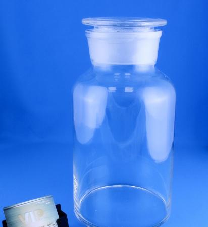 Склянка (штанглас) 5drops, 5000 мл, светлое стекло, с притёртой пробкой, широкое горло