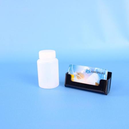 Банка, 100 мл, ПЭ, с винтовой крышкой и прокладкой 