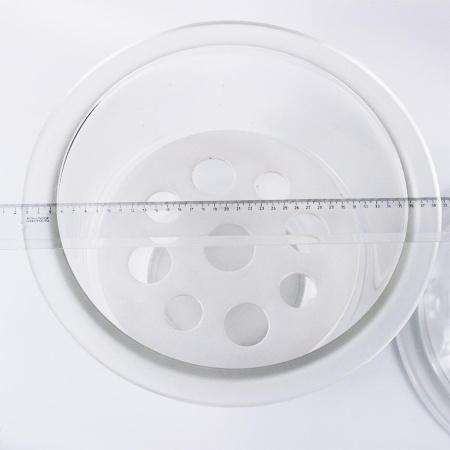 Эксикатор 2-300, 300 мм, без крана, светлое стекло