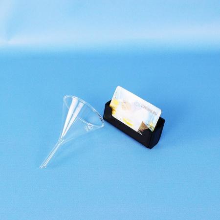 Воронка лабораторная, диаметр 75 мм, стекло, без шлифа