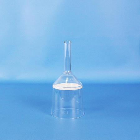 Воронка фильтровальная лабораторная (Шотта), диаметр 70 мм, пор. 16 мкм, без шлифа - В наличии