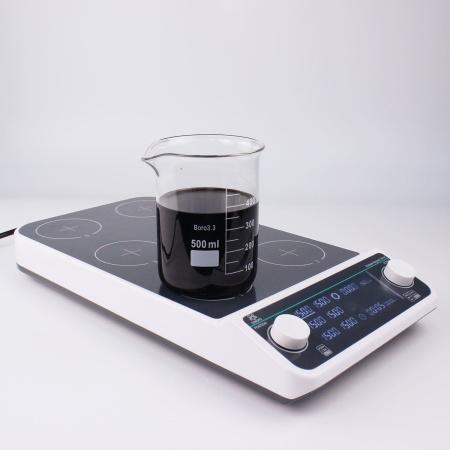 6-ти местная магнитная мешалка без нагрева c ЖК-дисплеем 5Drops-MMS-6PRO на 500 мл - В наличии