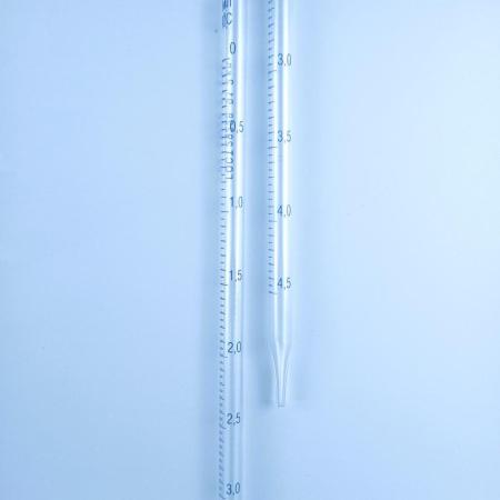 Пипетка градуированная 3-1-2-5, объем 5 мл, полный слив, исп. прямое, 2 класс, 10 шт/упак