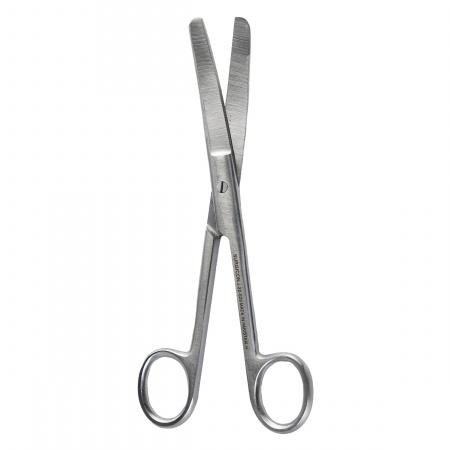 Ножницы тупоконечные, вертикально-изогнутые, 165 мм, Н-4, 1 шт - Под заказ