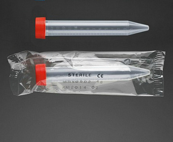 Пробирка коническая 15 мл, 17х120 мм, п/п, стерил., с град-ой., с винт.,крышкой, IT, 700 шт/упак Пробирка коническая 15 мл, 17х120 мм, п/п, стерил., с град-ой., с винт.,крышкой, IT, 700 шт/упак