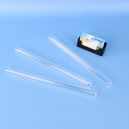 Пробирки лабораторные, 90 мл, цилиндрические, кварцевое стекло, без пробки и делений, 1 шт/упак