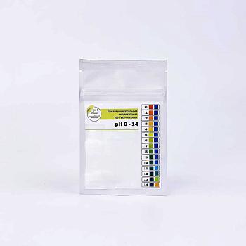 Индикаторная бумага высоконтрасная рН 0-14, 100 полосок в пакете, 1 шт