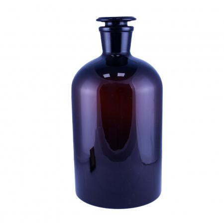 Склянка (штанглас) 5drops, 10000 мл, темное стекло, с притёртой пробкой, узкое горло - В наличии